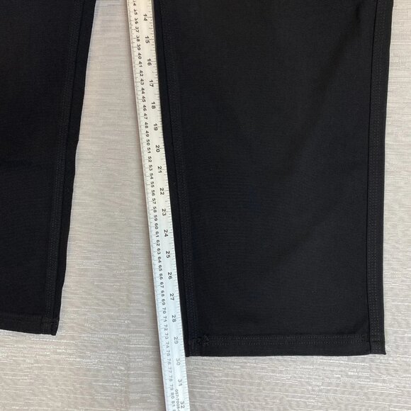 CAT Caterpillar Utility Work Pants Mens 38 x 30 Black Flex Waistband Cell Pocket - Picture 9 of 13